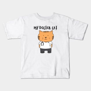 MY DOCTOR CAT Kids T-Shirt